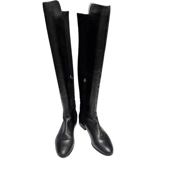 WHBM Over The Knee Tall Rowan Black Strap Equestrian Riding Winter Chic Boot - Picture 8 of 16